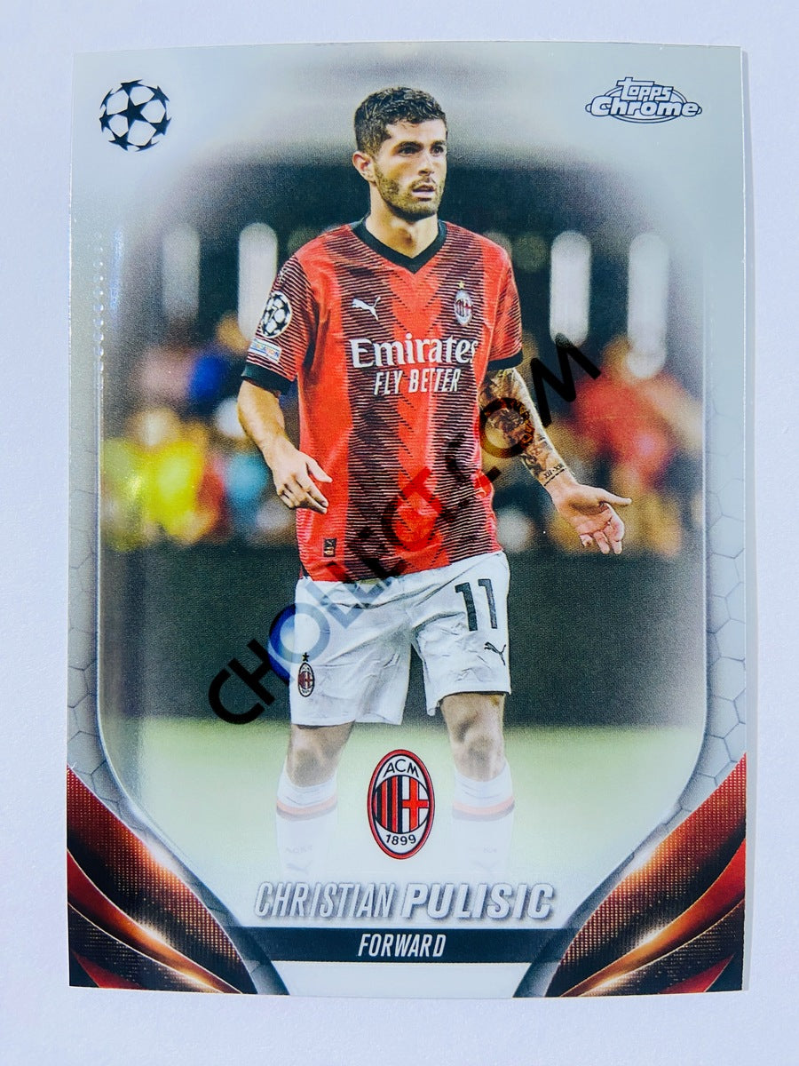 Christian Pulisic - AC Milan 2023-24 Topps Chrome UEFA Club Competitions #114