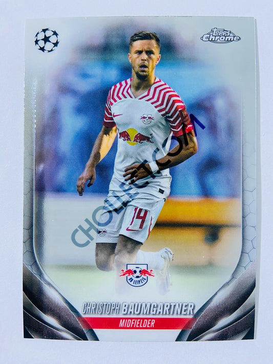 Christoph Baumgartner - RB Leipzig 2023-24 Topps Chrome UEFA Club Competitions #130