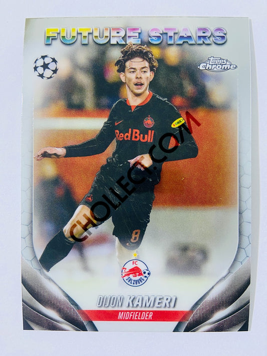 Dijon Kameri - FC Salzburg 2023-24 Topps Chrome UEFA Club Competitions Future Stars #162