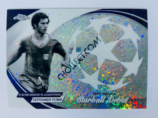 Gerd Müller - FC Bayern München 2023-24 Topps Chrome UEFA Club Competitions Star Debuts #SD-14