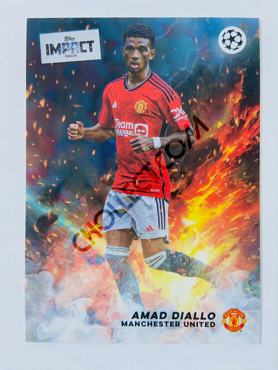 Amad Diallo - Manchester United 2023-24 Topps Impact