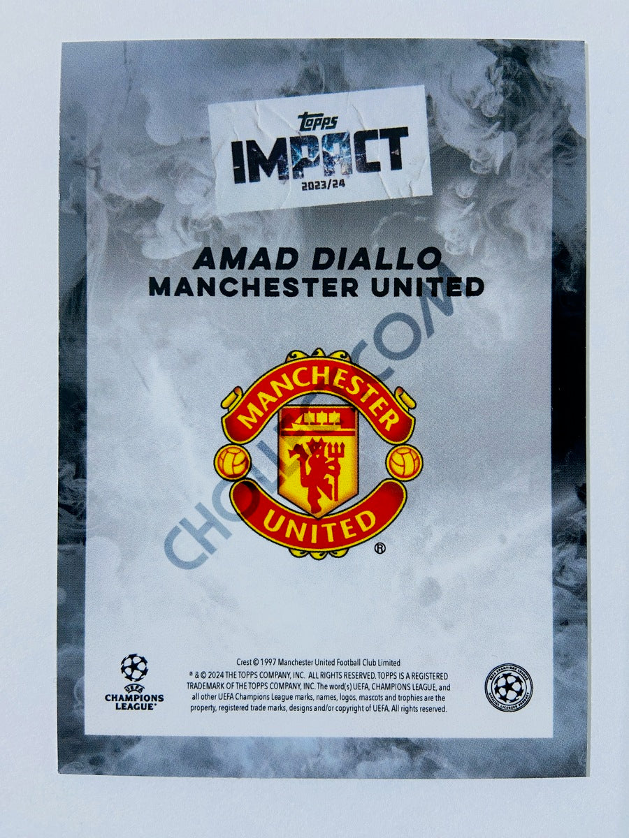 Amad Diallo - Manchester United 2023-24 Topps Impact