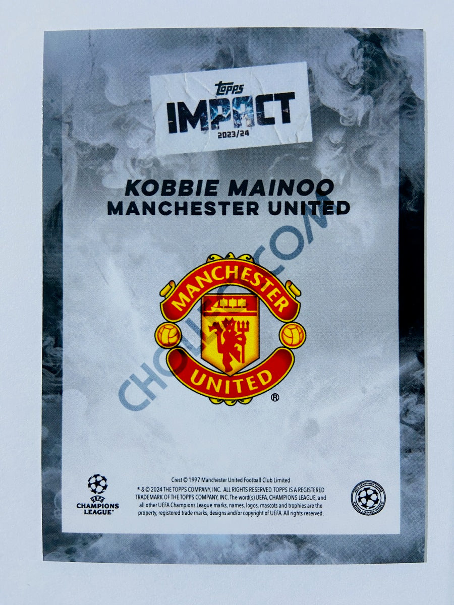 Kobbie Mainoo - Manchester United 2023-24 Topps Impact