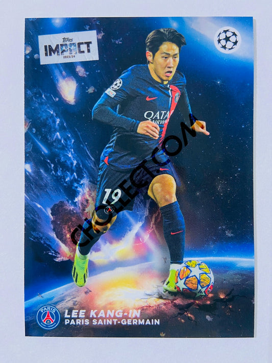 Lee Kang-In - Paris Saint-Germain 2023-24 Topps Impact