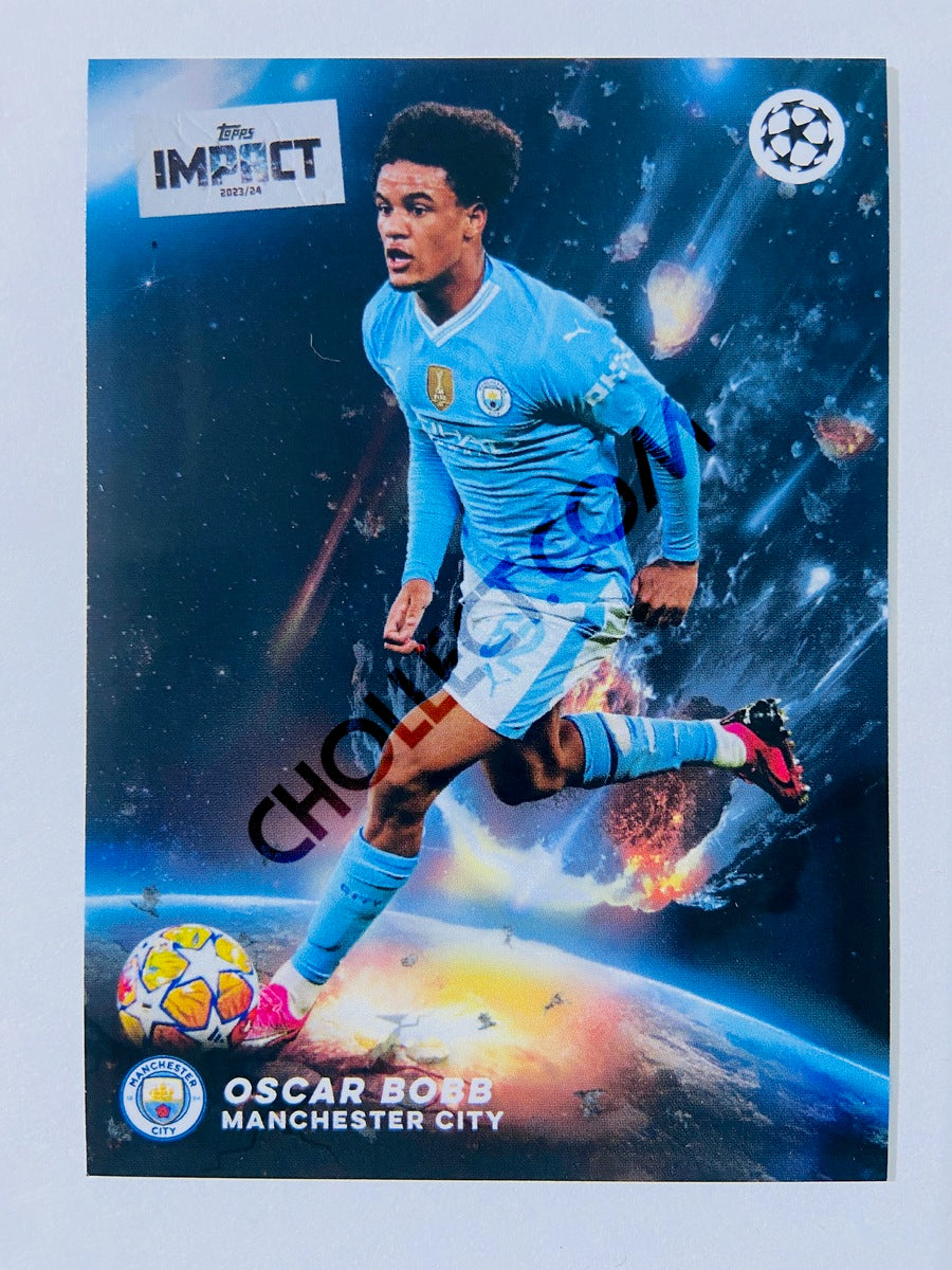 Oscar Bobb - Manchester City 2023-24 Topps Impact