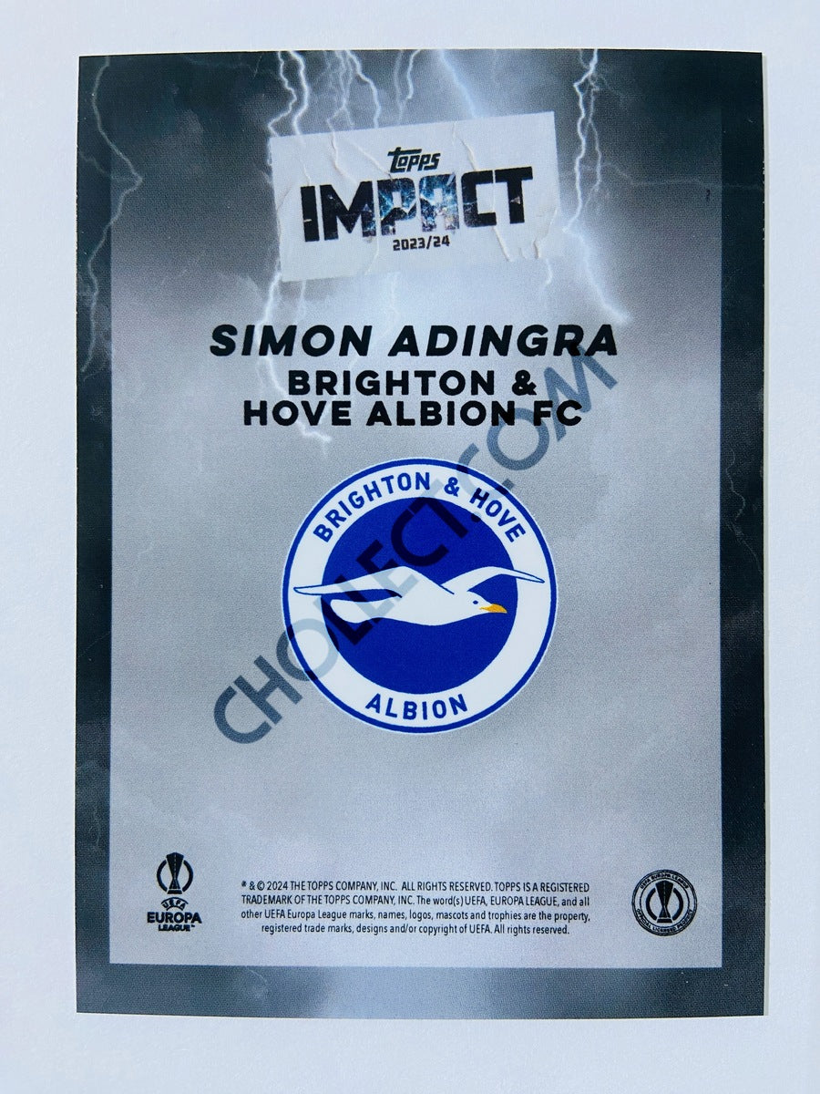 Simon Adingra - Brighton & Hove Albion FC 2023-24 Topps Impact