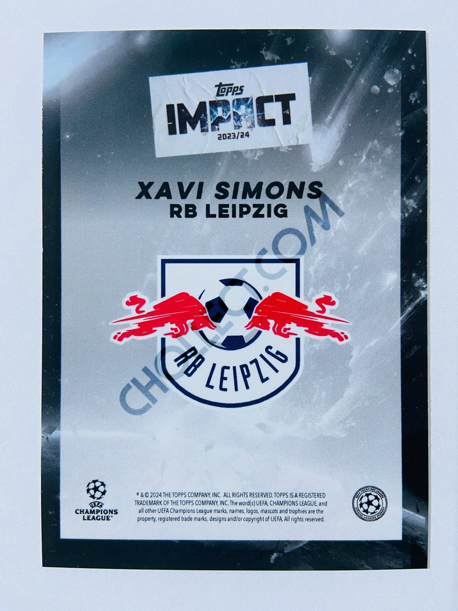 Xavi Simons - RB Leipzig 2023-24 Topps Impact