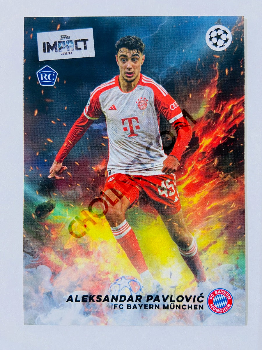 Aleksandar Pavlovic - FC Bayern München 2023-24 Topps Impact RC Rookie