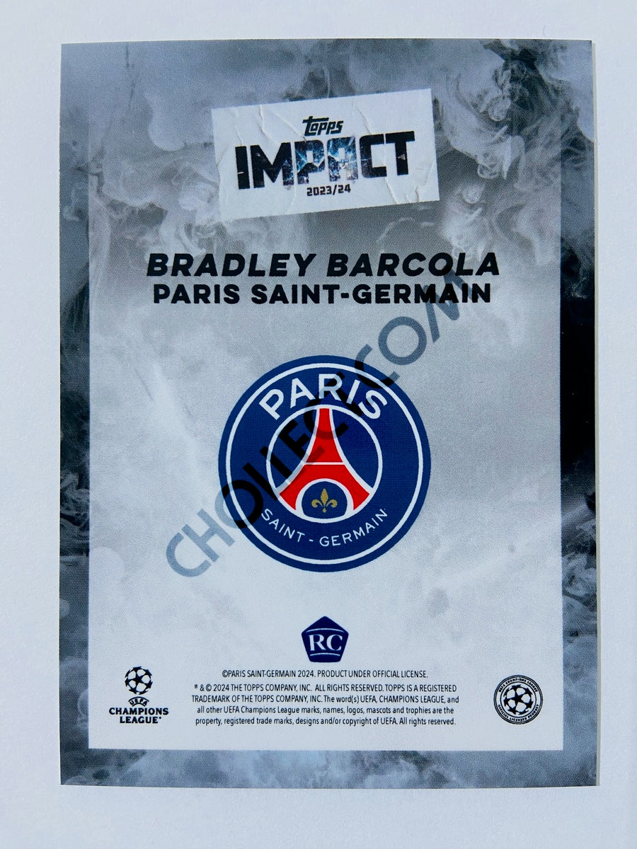 Bradley Barcola - Paris Saint-Germain 2023-24 Topps Impact RC Rookie