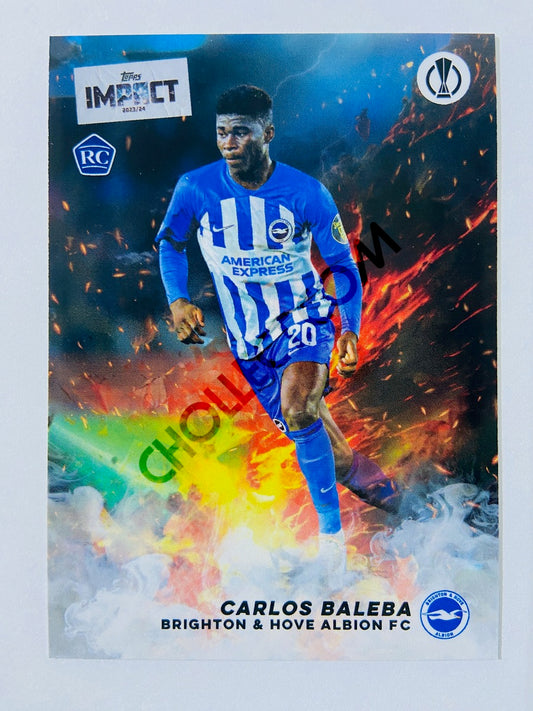 Carlos Baleba - Brighton & Hove Albion FC 2023-24 Topps Impact RC Rookie