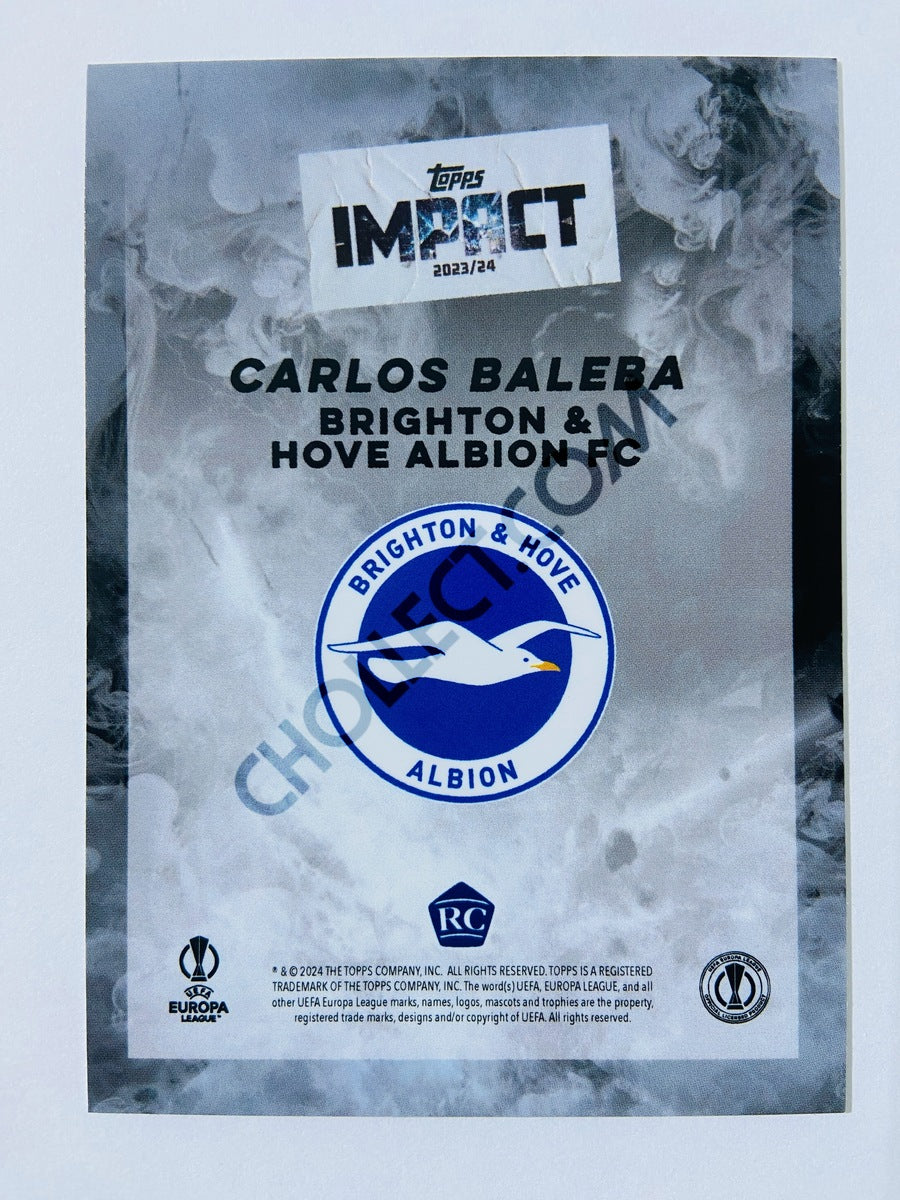 Carlos Baleba - Brighton & Hove Albion FC 2023-24 Topps Impact RC Rookie