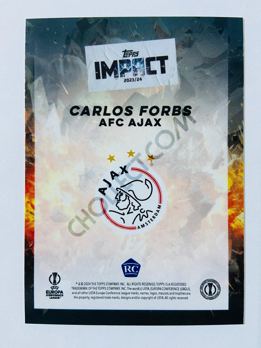 Carlos Forbs - AFC Ajax 2023-24 Topps Impact RC Rookie