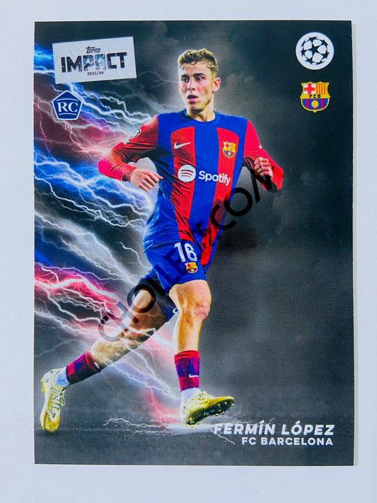 Fermin Lopez - FC Barcelona 2023-24 Topps Impact RC Rookie