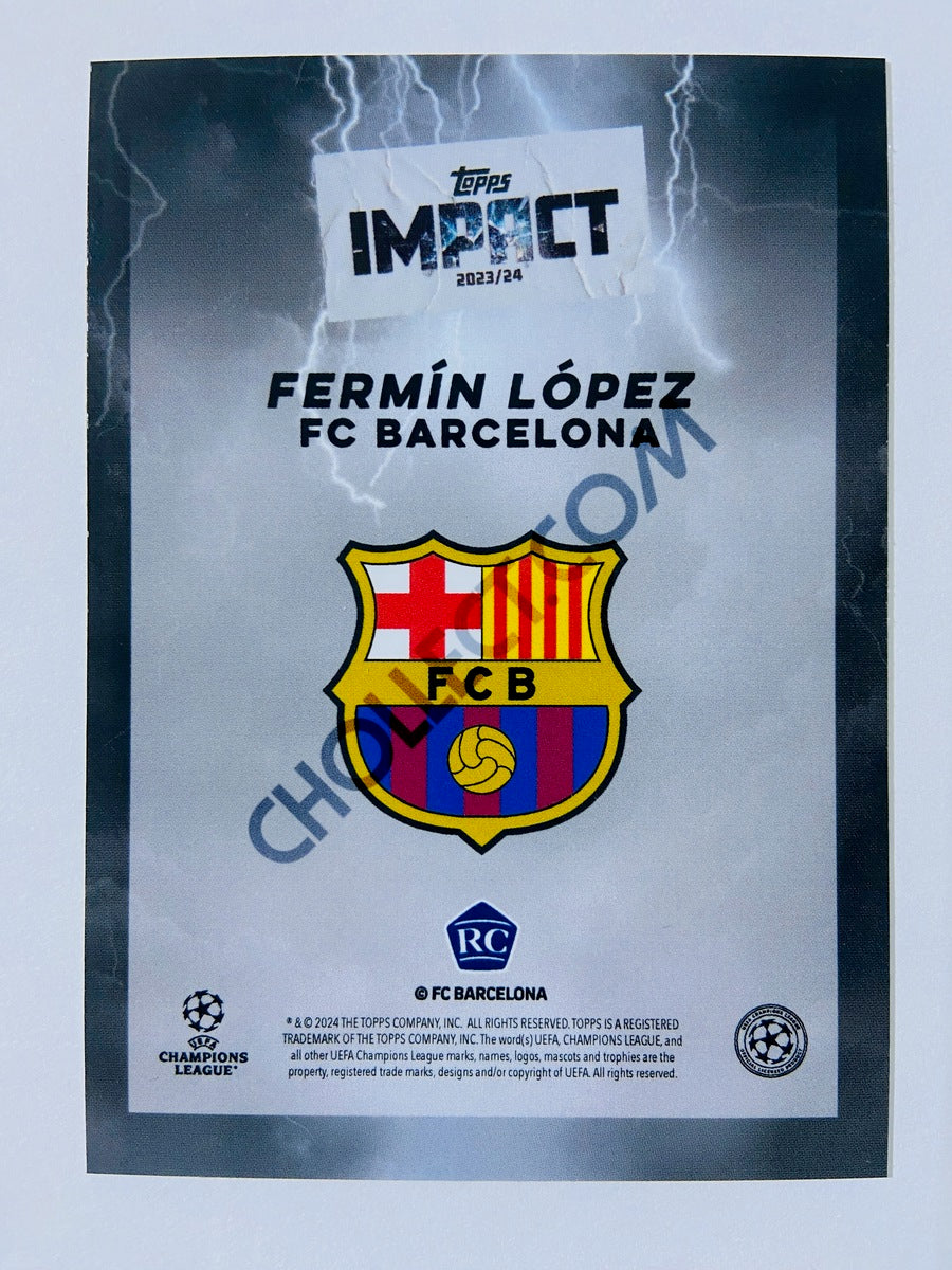 Fermin Lopez - FC Barcelona 2023-24 Topps Impact RC Rookie