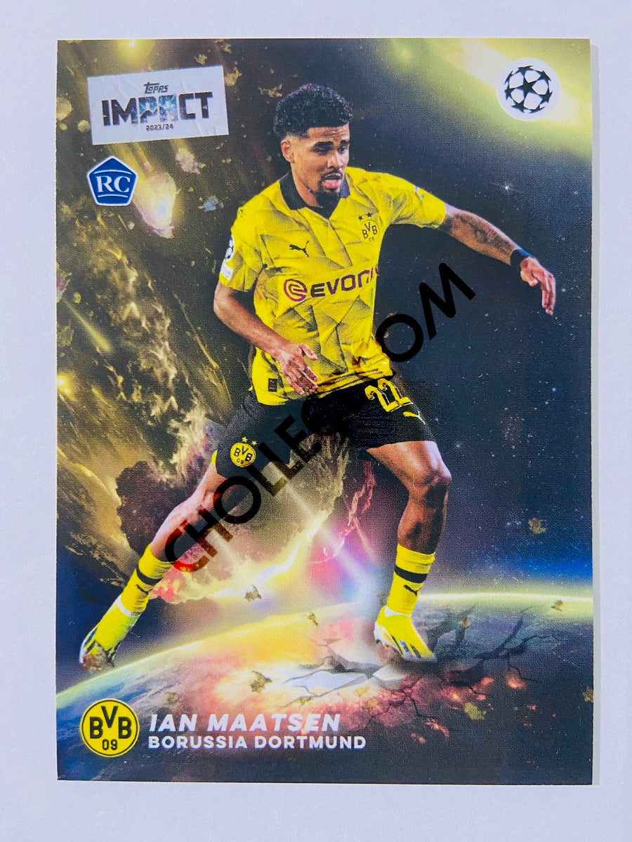 Ian Maatsen - Borussia Dortmund 2023-24 Topps Impact RC Rookie