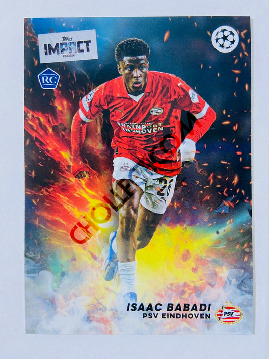 Isaac Babadi - PSV Eindhoven 2023-24 Topps Impact RC Rookie