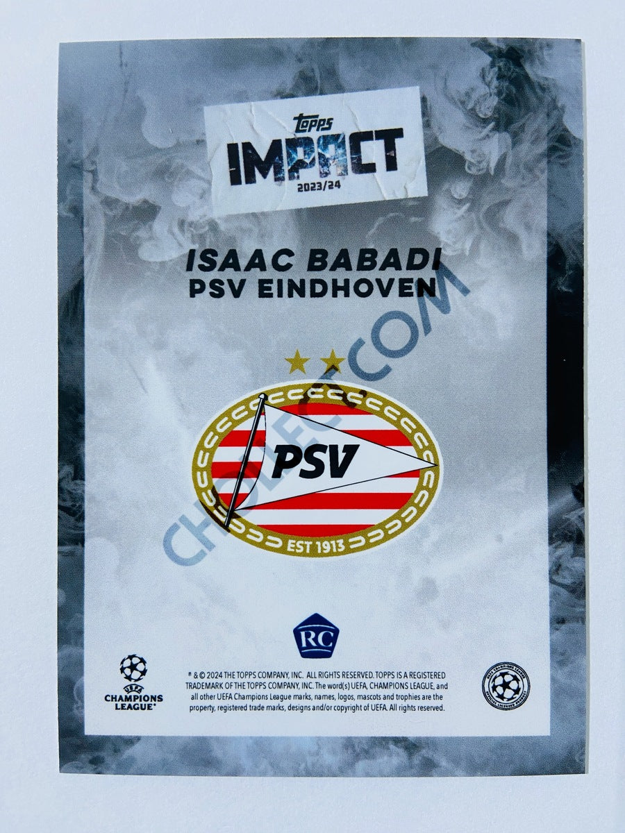 Isaac Babadi - PSV Eindhoven 2023-24 Topps Impact RC Rookie