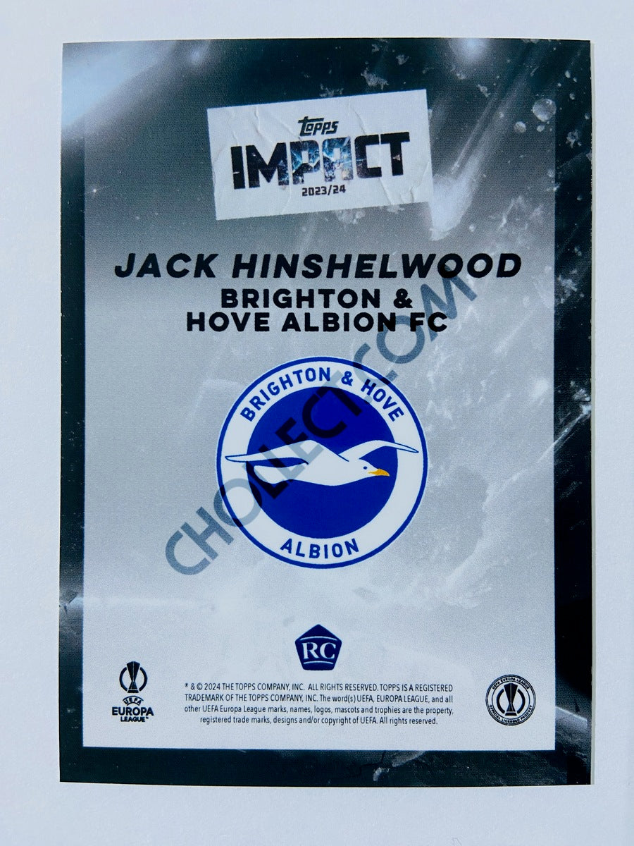 Jack Hinshelwood - Brighton & Hove Albion FC 2023-24 Topps Impact RC Rookie