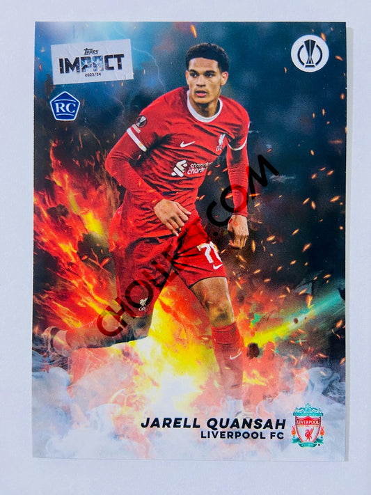 Jarell Quansah - Liverpool FC 2023-24 Topps Impact RC Rookie