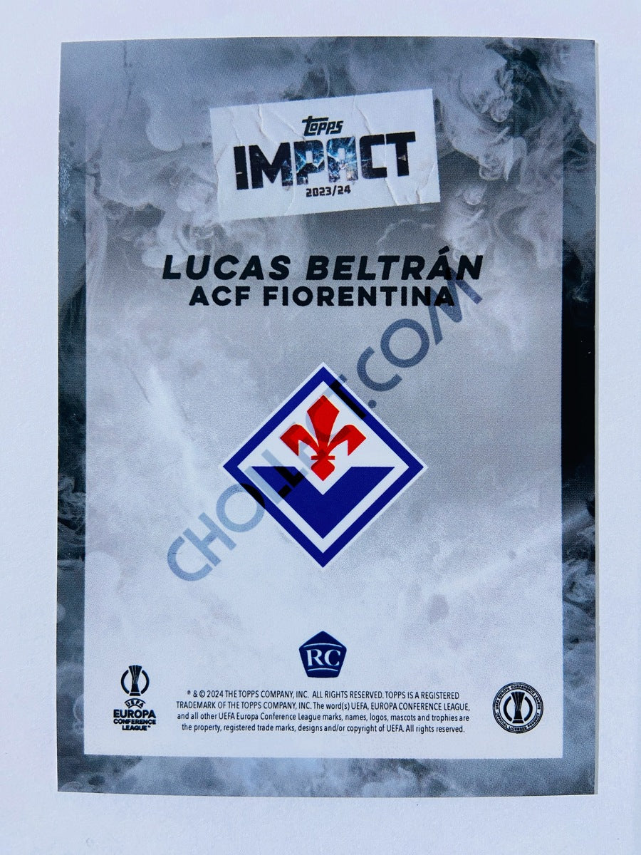 Lucas Beltran - ACF Fiorentina 2023-24 Topps Impact RC Rookie