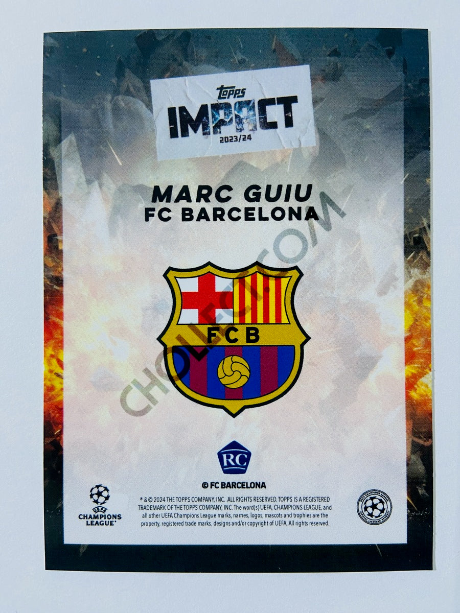 Marc Guiu - FC Barcelona 2023-24 Topps Impact RC Rookie