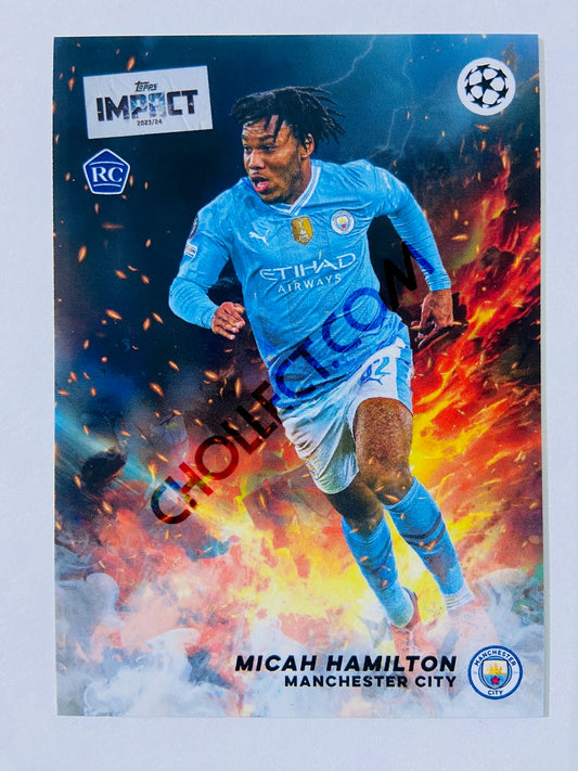 Micah Hamilton - Manchester City 2023-24 Topps Impact RC Rookie