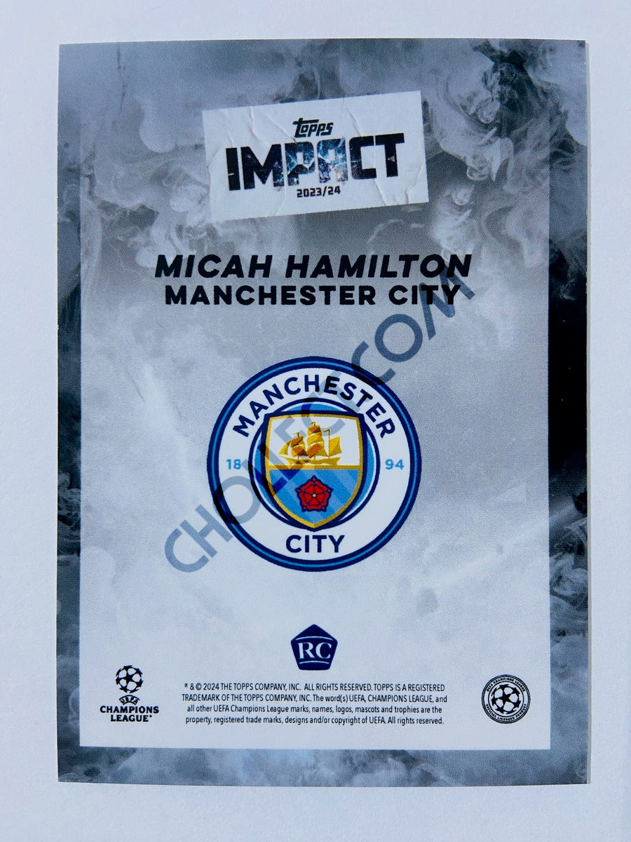 Micah Hamilton - Manchester City 2023-24 Topps Impact RC Rookie