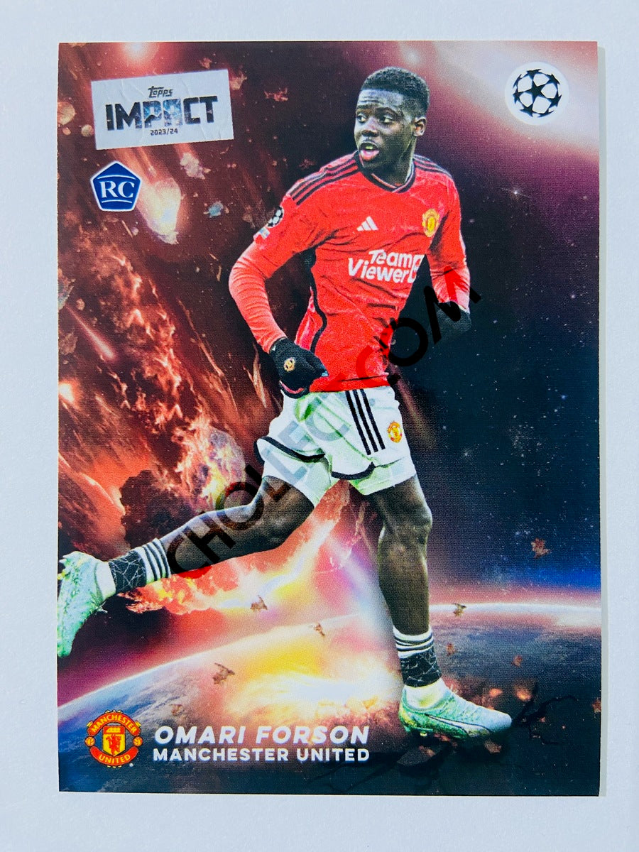 Omari Forson - Manchester United 2023-24 Topps Impact RC Rookie