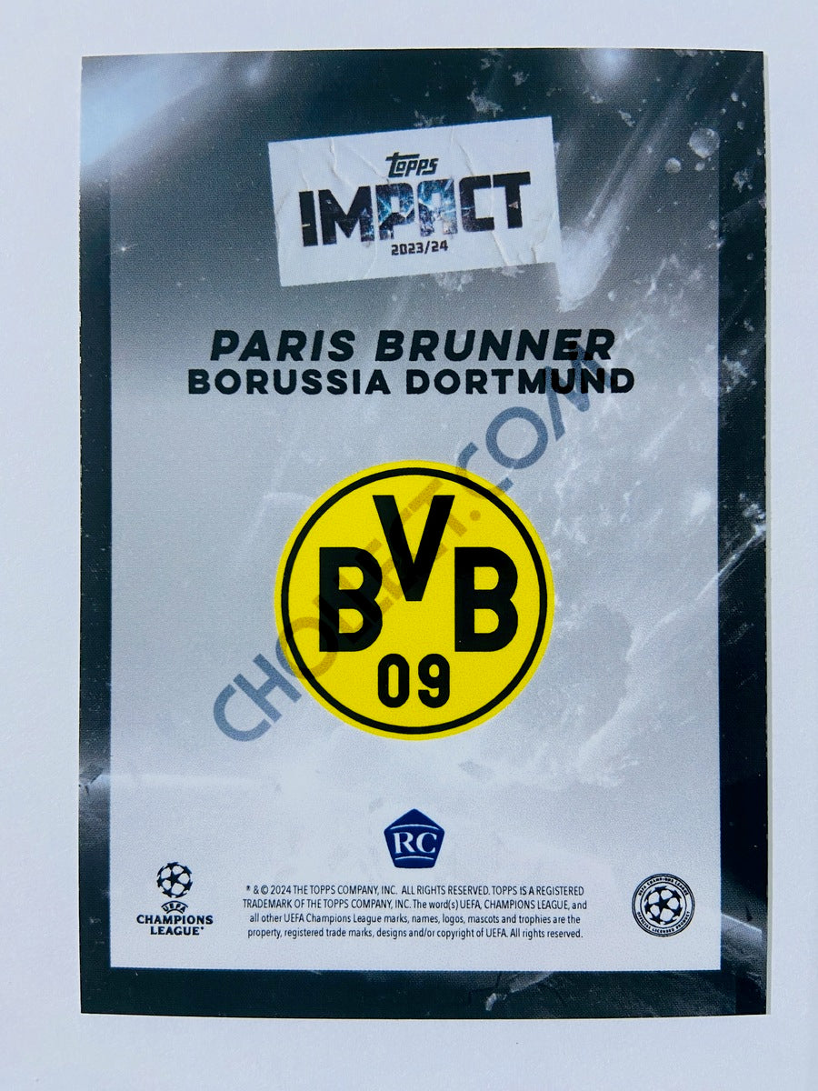 Paris Brunner - Borussia Dortmund 2023-24 Topps Impact RC Rookie