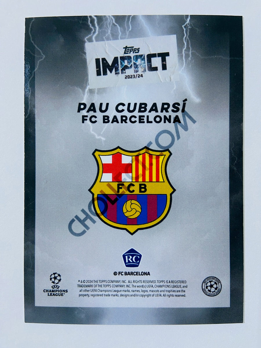 Pau Cubarsi - FC Barcelona 2023-24 Topps Impact RC Rookie