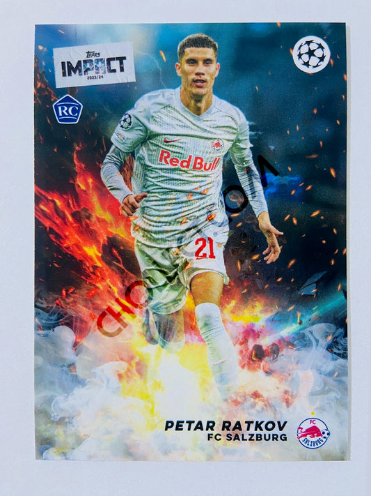 Petar Ratkov - FC Salzburg 2023-24 Topps Impact RC Rookie