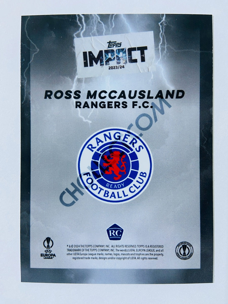 Ross McCausland - Rangers FC 2023-24 Topps Impact RC Rookie