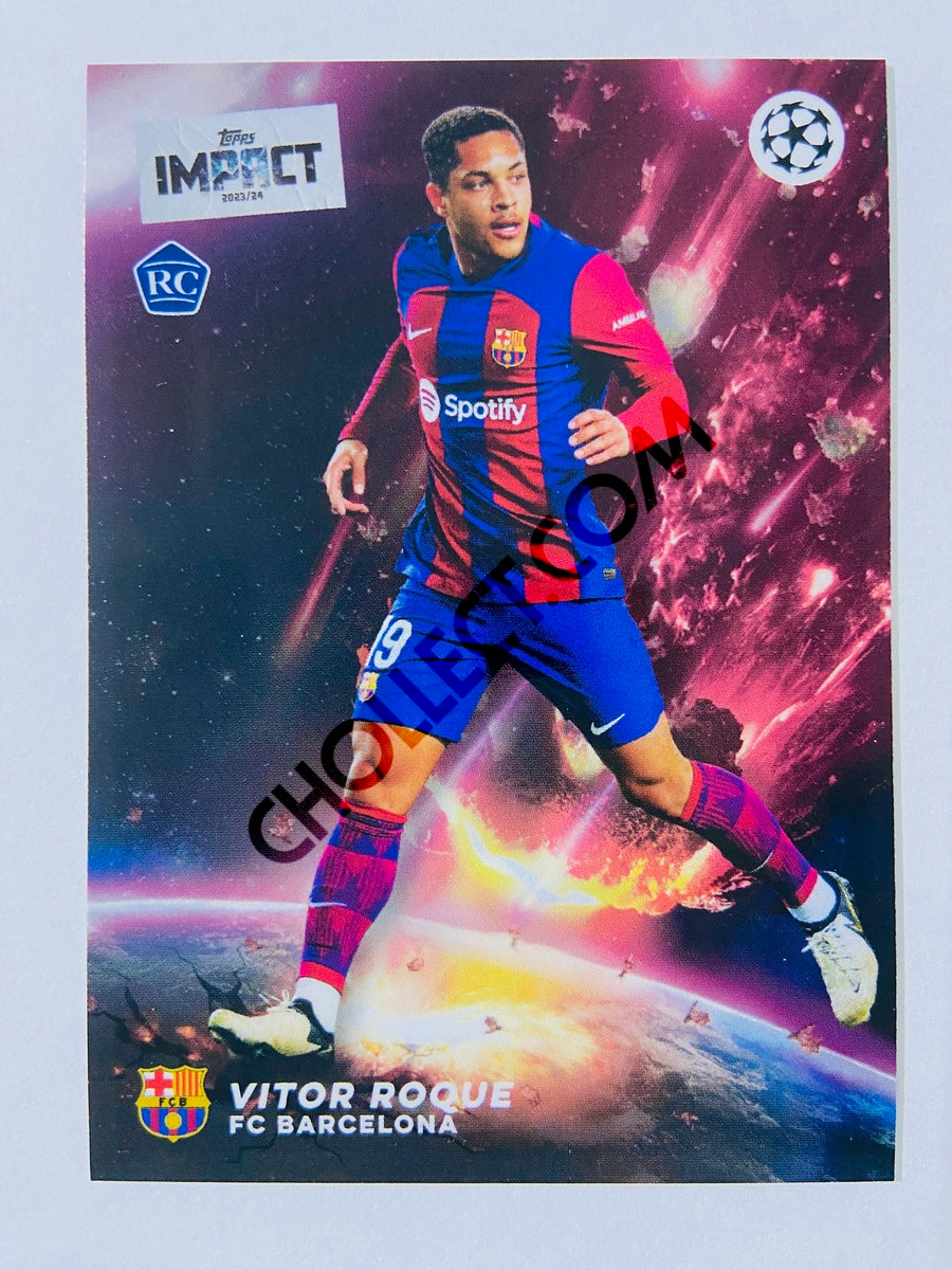 Vitor Roque - FC Barcelona 2023-24 Topps Impact RC Rookie