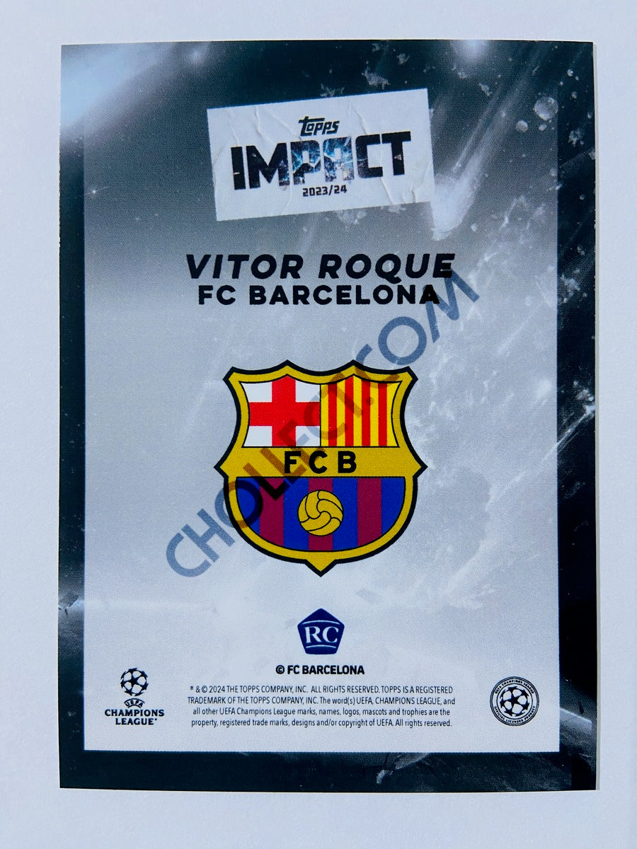 Vitor Roque - FC Barcelona 2023-24 Topps Impact RC Rookie