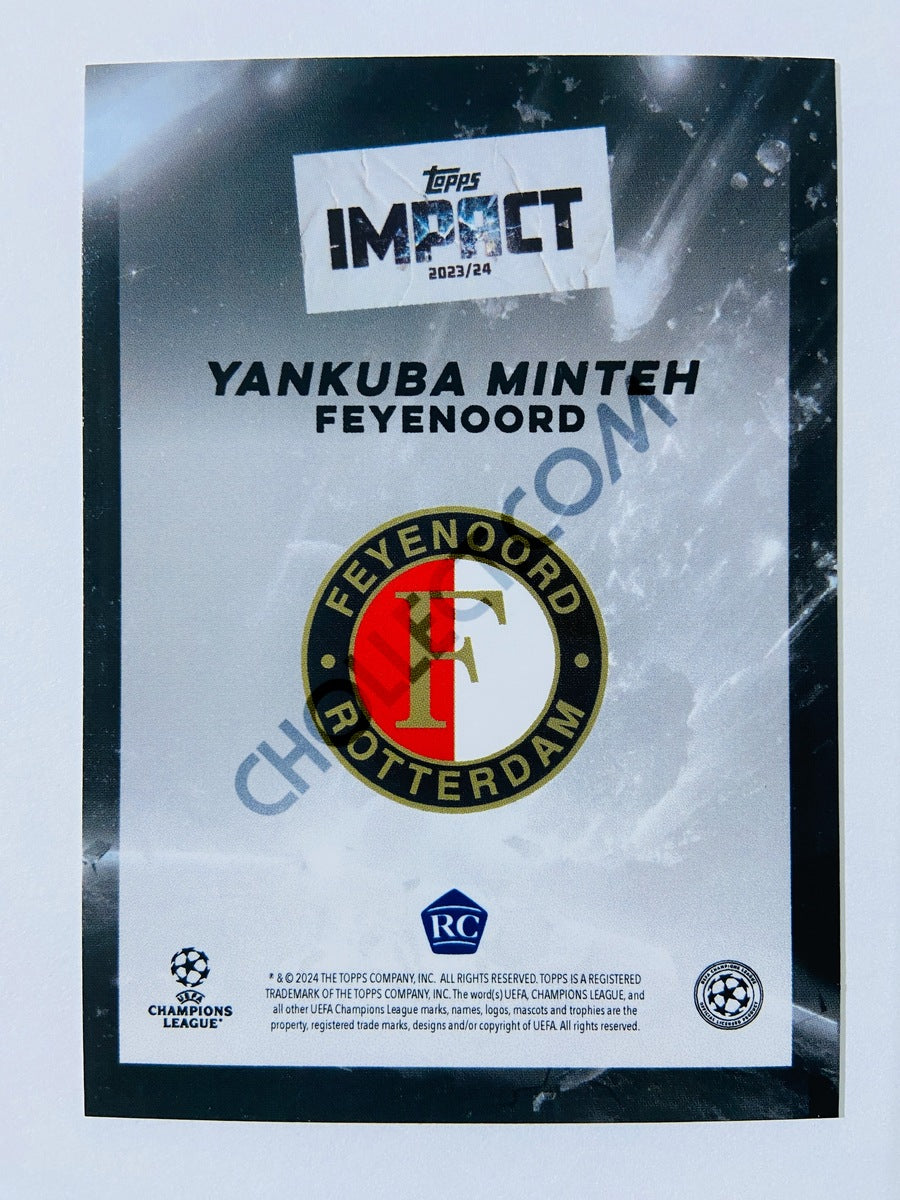 Yankuba Minteh - Feyenoord 2023-24 Topps Impact RC Rookie