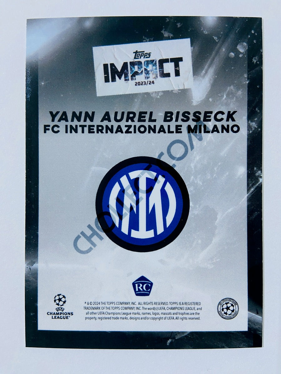 Yann Aurel Bisseck - FC Internazionale Milano 2023-24 Topps Impact RC Rookie