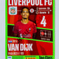 Virgil van Dijk - Liverpool FC 2023 Panini Top Class #19