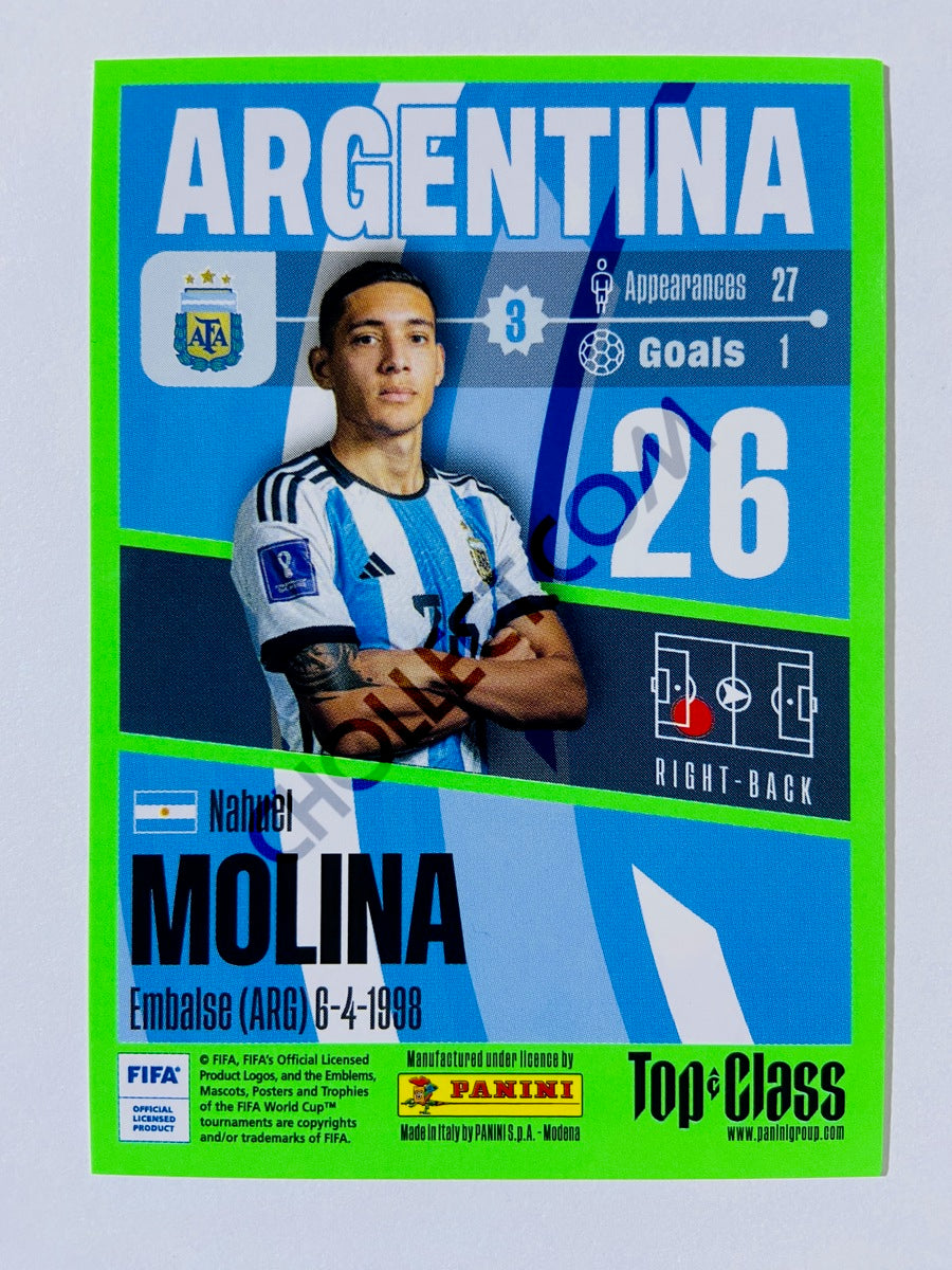 Nahuel Molina - Argentina 2023 Panini Top Class #28