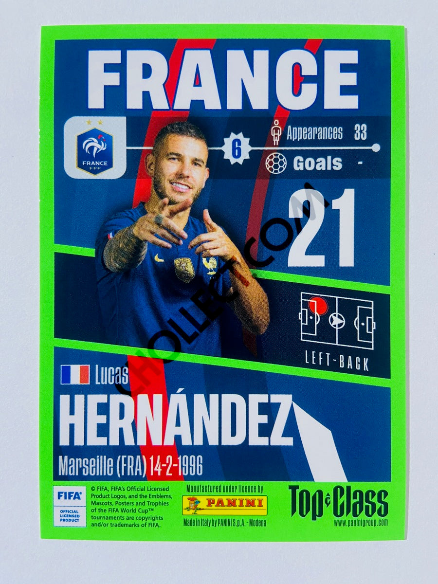 Lucas Hernandez - France 2023 Panini Top Class #39