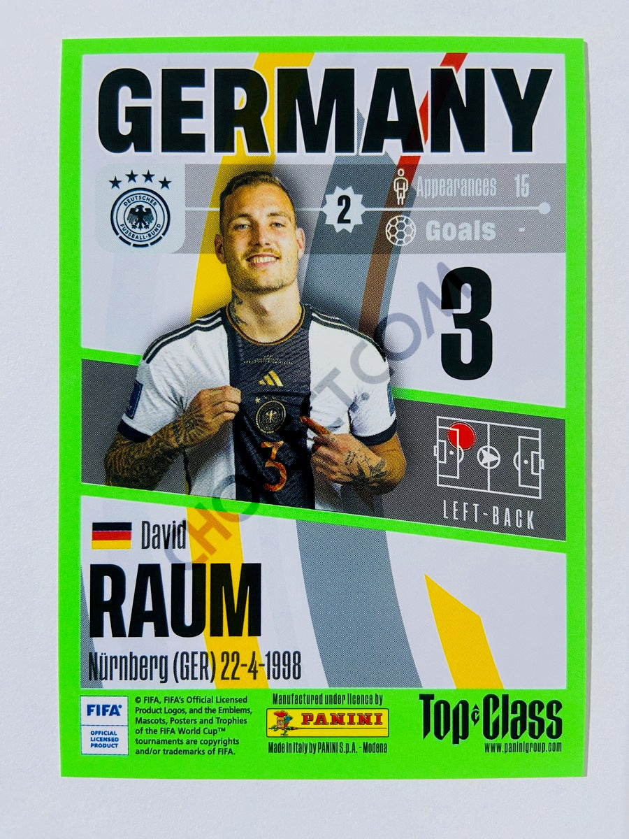 David Raum - Germany 2023 Panini Top Class #40