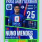 Nuno Mendes - Paris Saint-Germain 2023 Panini Top Class #43