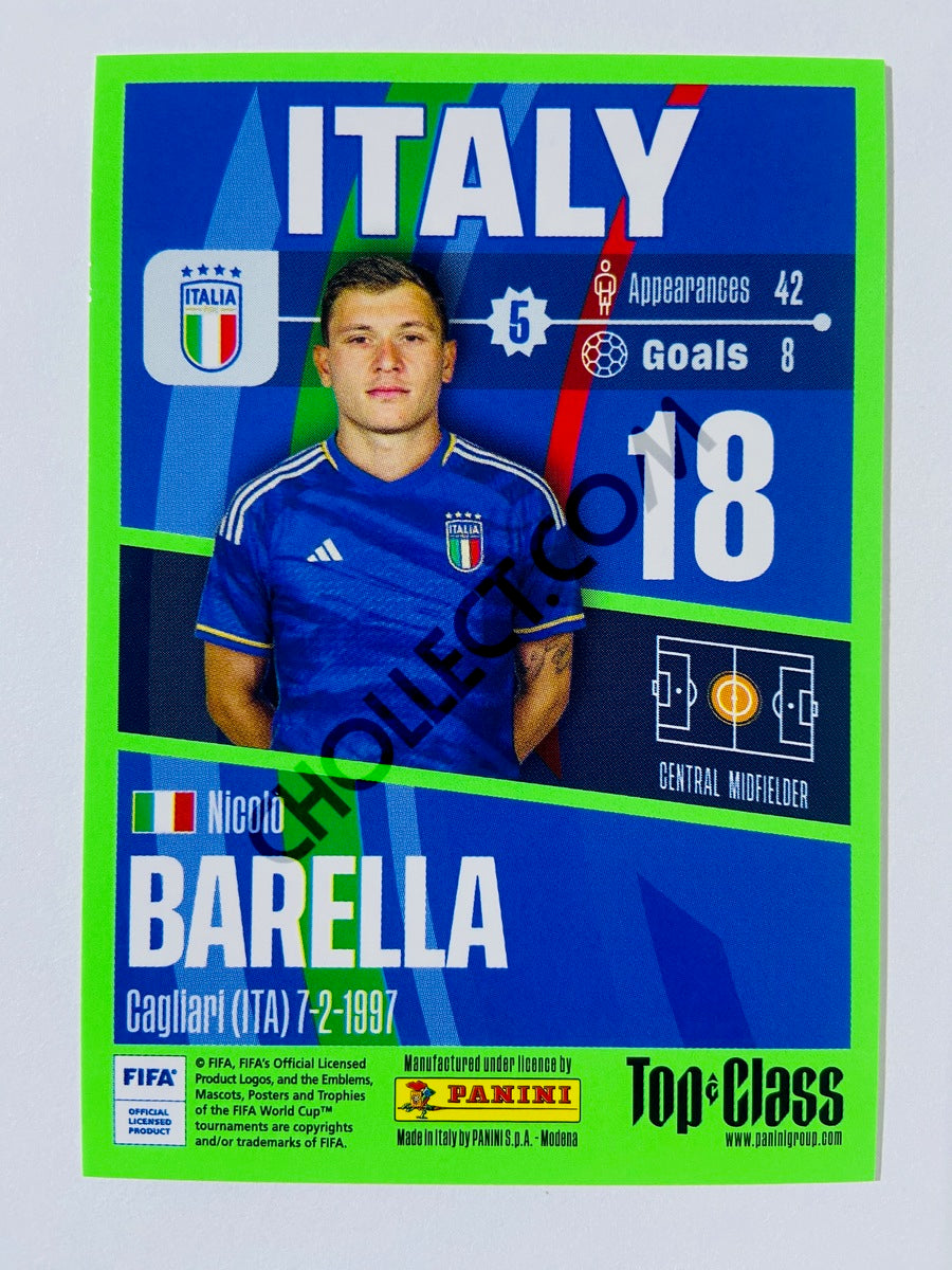 Nicolo Barella - Italy 2023 Panini Top Class #51