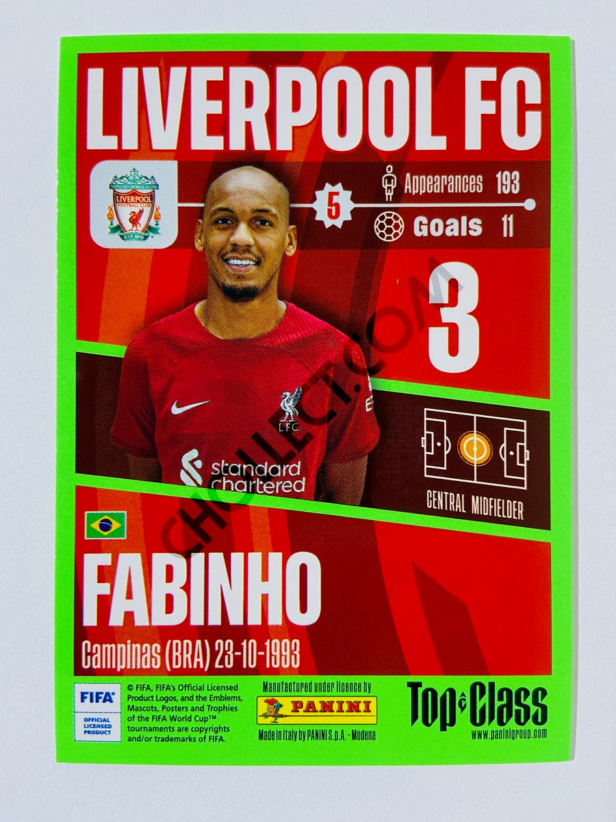 Fabinho - Liverpool FC 2023 Panini Top Class #55