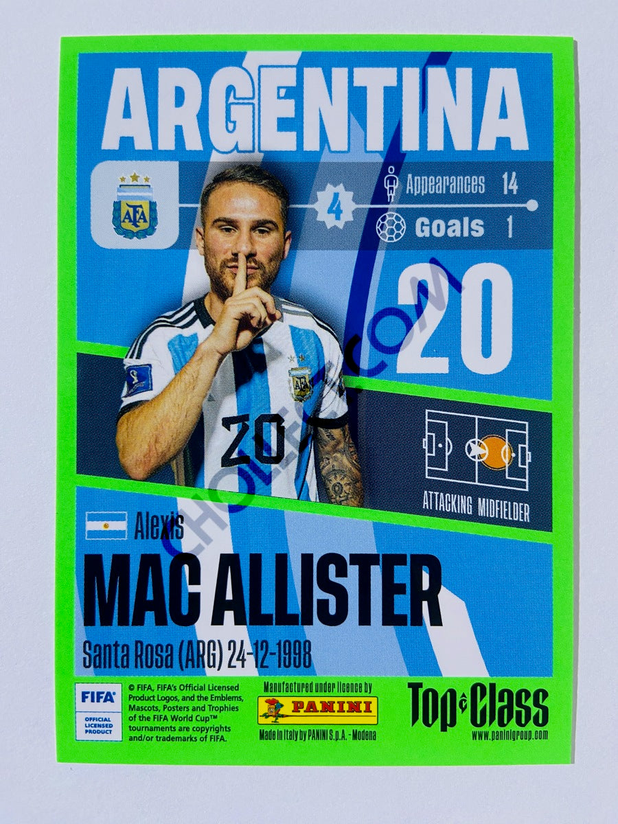 Alexis Mac Allister - Argentina 2023 Panini Top Class #66