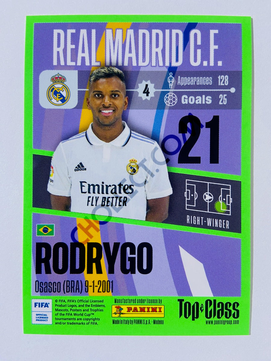 Rodrygo - Real Madrid C.F. 2023 Panini Top Class #97 – chollect.com