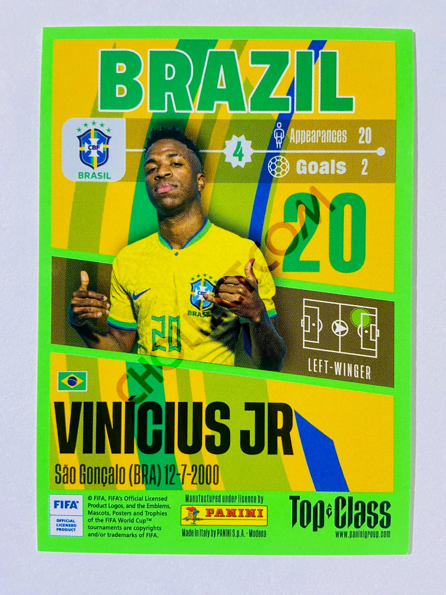 Vinicius Jr - Brazil 2023 Panini Top Class #102