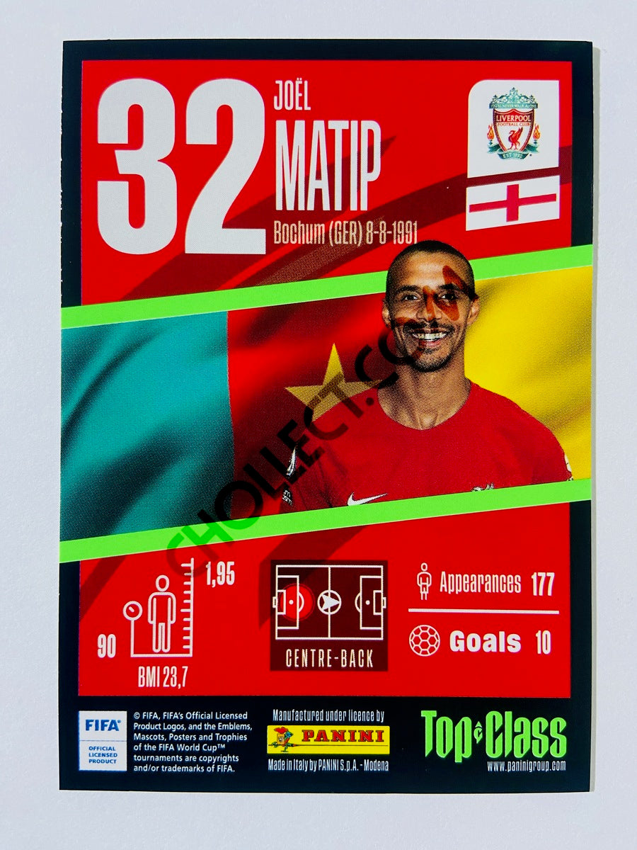 Joël Matip - Liverpool FC 2023 Panini Top Class Max Power #173