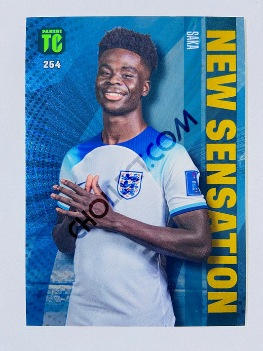 Bukayo Saka - England 2023 Panini Top Class New Sensation #254