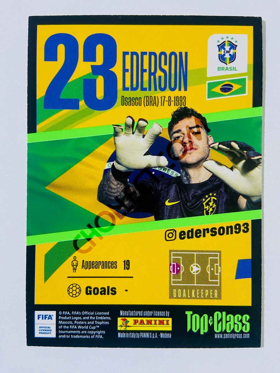 Ederson - Brazil 2023 Panini Top Class Rainbow Master #202