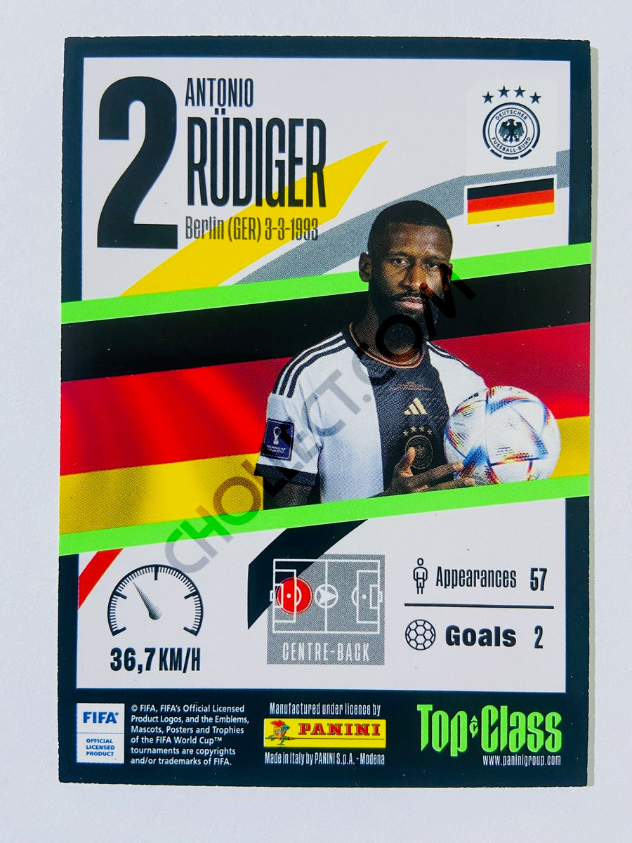 Antonio Rüdiger - Germany 2023 Panini Top Class Supersonic #145